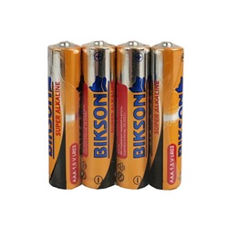 Батарейка BIKSON LR03-4S, ААA, 1,5V, 4шт, арт. BN0506-LR03-4S, алкалиновая (цена за 1 шт.)