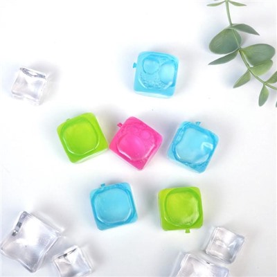 Набор кубиков льда «Выбери свой вкус прохлады», многоразовые, 6 шт