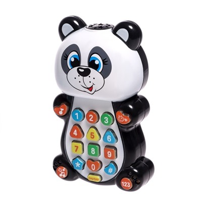 Игрушка музыкальная обучающая «Панда», с проектором, работает от батареек, уценка
