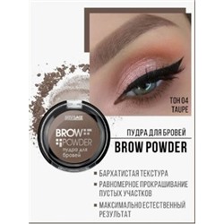 LUXVISAGE Пудра д/бровей Brow powder 10 г тон 04