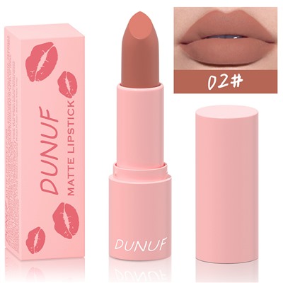 Матовая помада DUNUF Matte Lipstick 02