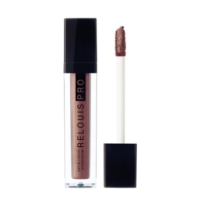 RELOUIS Тени жидкие сатиновые Satin Liquid Eyeshadow т.28 Deep Bronze