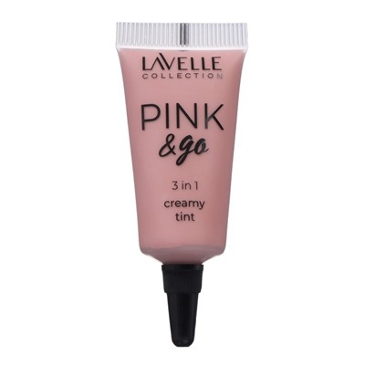 Кремовый тинт LavelleCollection Pink & Go 3 в 1, тон 01