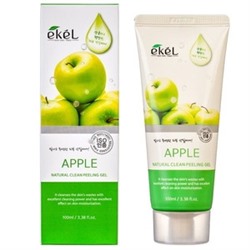 Пилинг-скатка с экстрактом зеленого яблока Ekel Natural Clean Peeling Gel Apple, 100мл