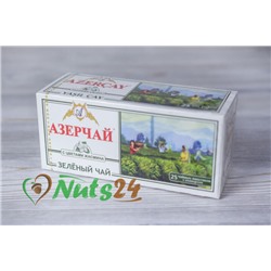 Чай Азерчай зелёный аромат. с жасмином  25 пак.