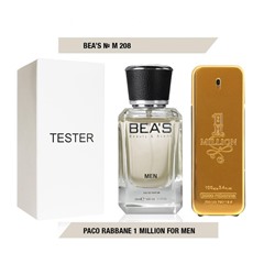 Тестер Beas Paco Rabbane 1 Million Men 50 ml арт. M 208 (без коробки)