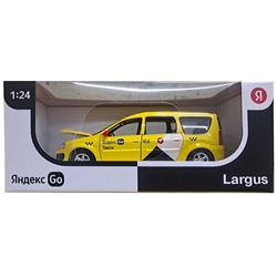 Модель 1:24 LADA LARGUS, цвет желтый 1251481JB Автопанорама в Самаре