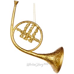 Елочная игрушка Валторна - Jazz Melody 25 см, подвеска (Goodwill)
