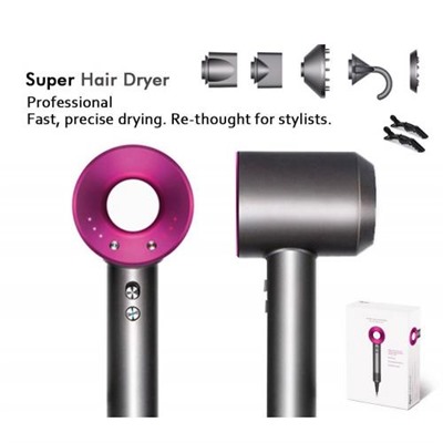 Подарочный набор Фен для волос SUPER HAIR DRYER, 5 насадок оптом