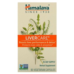 Himalaya, LiverCare, 90 вегетарианских капсул