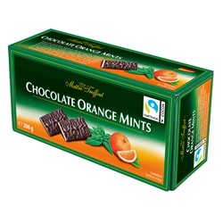 Шоколад темный Maitre Truffout (апельсин и мята) 200 гр