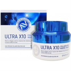 Крем для лица с коллагеном Enough  Ultra X10 collagen pro marine cream, 50мл