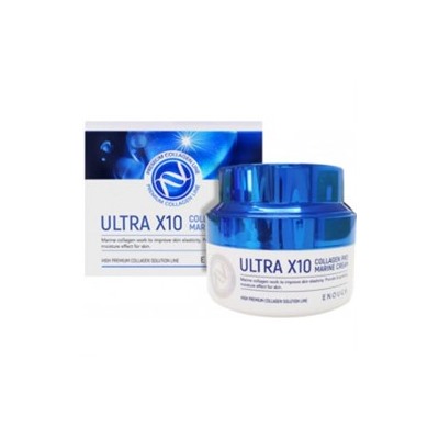 Крем для лица с коллагеном Enough  Ultra X10 collagen pro marine cream, 50мл