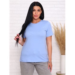 База(голубой) футболка женская