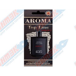 Ароматизатор "AROMA TOP LINE" бумажный 17 "Bleu De Chaneli"  54223