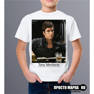 Детская футболка Tony Montana colour photo