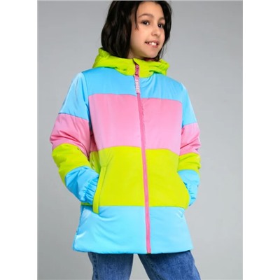 12321186 Куртка текстильная с полиуретановым покрытием для девочек