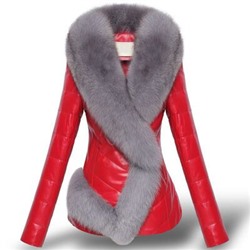 Куртка женская, арт КЖ157, цвет:красный