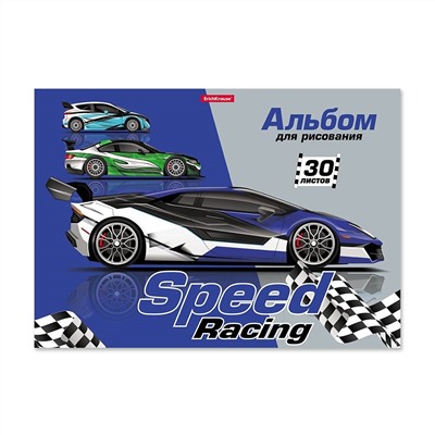 Альбом д/р на клею Racing, А4, 30л