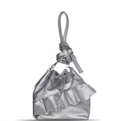 Женская сумка экокожа Richet 2625-08-08 серебро 038. Спецпредложение
