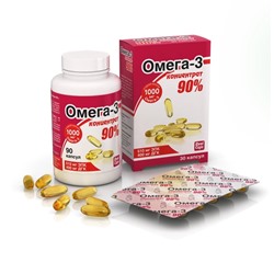 Омега-3 концентрат 90% капс.1500 мг