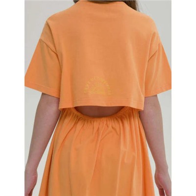 PELICAN, платье для девочек, Оранжевый