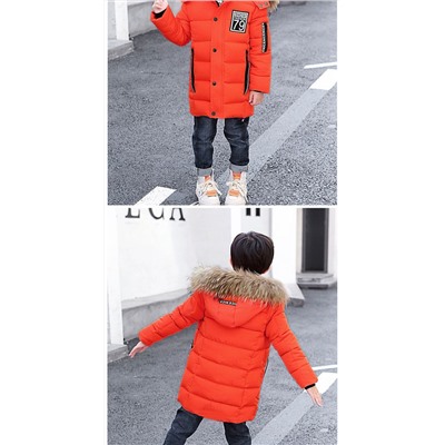 Куртка детская, арт КД188, цвет:оранжевый