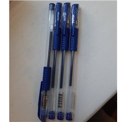 3 штуки - Ручка гелевая, синяя