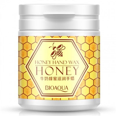 Парафиновая маска-пленка для рук BIOAQUA Honey Hand Wax Mask  (170г.)  2751