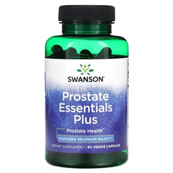 Swanson, Prostate Essentials Plus, 90 растительных капсул