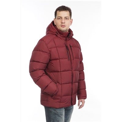 Зимняя мужская куртка, A-120, бордовый