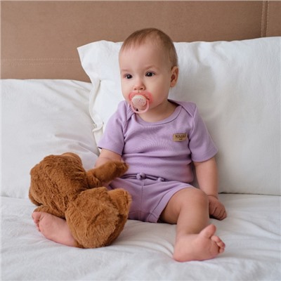 Комплект детский (боди, шорты) MINAKU, цвет сиреневый, рост 86-92 см