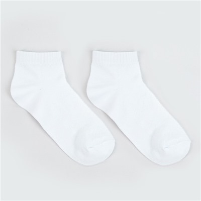 Набор носков детских (3 пары) белый, размер 16-18