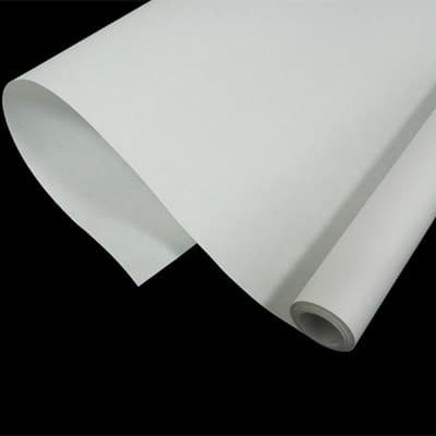 Крафт-бумага белёная однотонная Белая 50гр. / рулон 0.7*50 м