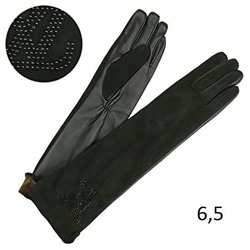 Перчатки женские длинные подкладка плюш 45 см 6,5