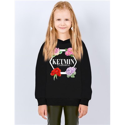 Толстовка для девочки KETMIN COLLECTION цв.Чёрный