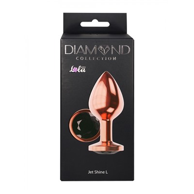 Анальная Пробка Diamond Jet Shine L Розовое Золото 4022-02lola