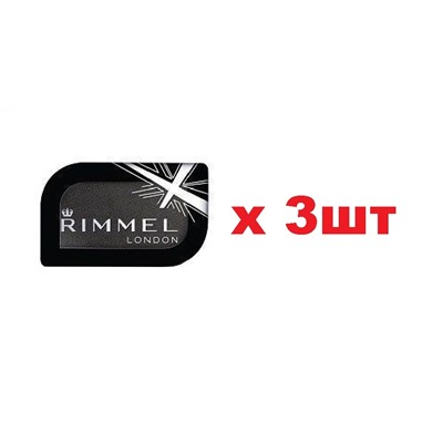 Тени для век Rimmel London 014 Black Fender 3шт