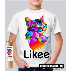 Детская футболка Likee с котом