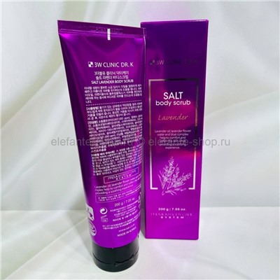 Скраб для тела 3W Clinic Dr.K Salt Lavender Body Scrub 200g (78)