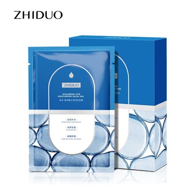 Увлажняющая тканевая маска для лица с гиалуроновой кислотой ZHIDUO Hyaluronic Acid Moisturizing Facial mask, 25 мл