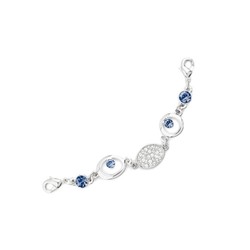 Браслет ELEGANZZA BRSN-010 silver/white rhodium