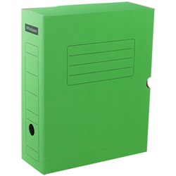 Короб архивн 100мм Спейс-225410 (зеленый картон) уп20 арт.1004-009