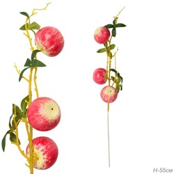 Растение искусственное Яблоко 3 ягоды / GTN-4 /уп 10/400/