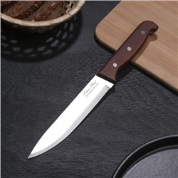 Нож кухонный «Классик», лезвие 16 см, деревянная рукоять