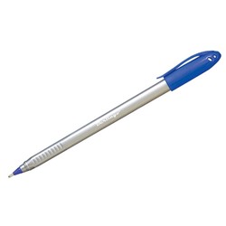 Ручка шарик синий Berlingo Triangle silver CBp_10792 в Самаре