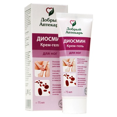 Добрый Аптекарь Диосмин Крем-гель для ног, 75 ml