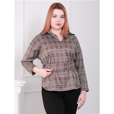 Костюм брючный женский трикотажный plus size