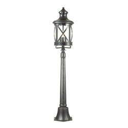 Светильник уличный Odeon Light. Sation, 3х60Вт, E14, 1244х233х233 мм, цвет чёрный