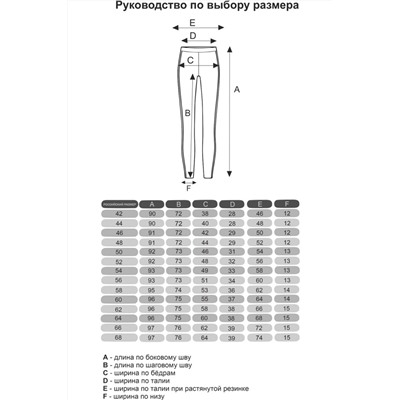 (СК) Леггинсы женские "Кросс" антрацит